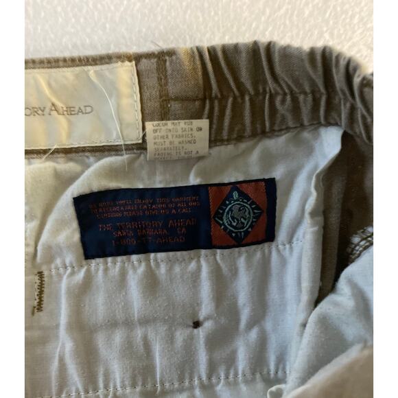 The Territory Ahead Canvas Elastic Waist Khaki Shorts Men’s Large (34-36W x 7L) - Picture 7 of 8